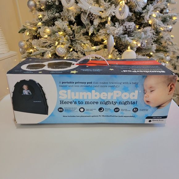 Bedding Slumberpod Portable Sleep Pod Baby Blackout Canopy Crib Cover